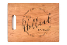 Load image into Gallery viewer, Medium Cherry Bar Board With Cutout Handle