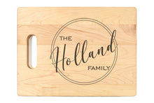 Load image into Gallery viewer, Medium Maple Bar Board With Cutout Handle
