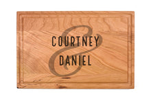 Load image into Gallery viewer, Rectangular Cherry Bar Board With Juice Grooves
