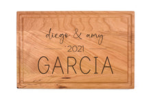 Load image into Gallery viewer, Rectangular Cherry Bar Board With Juice Grooves