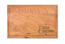 Load image into Gallery viewer, Rectangular Cherry Bar Board With Juice Grooves
