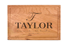 Load image into Gallery viewer, Rectangular Cherry Bar Board With Juice Grooves