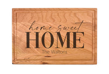 Load image into Gallery viewer, Rectangular Cherry Bar Board With Juice Grooves