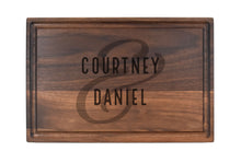 Load image into Gallery viewer, Rectangular Walnut Bar Board With Juice Grooves