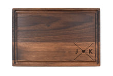Load image into Gallery viewer, Rectangular Walnut Bar Board With Juice Grooves