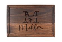 Load image into Gallery viewer, Rectangular Walnut Bar Board With Juice Grooves