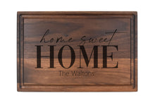 Load image into Gallery viewer, Rectangular Walnut Bar Board With Juice Grooves