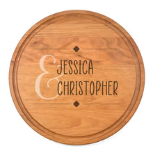 Load image into Gallery viewer, Cherry Circle Board with Juice Grooves