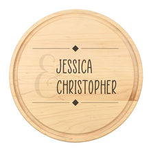 Load image into Gallery viewer, Maple Circle Board with Juice Grooves