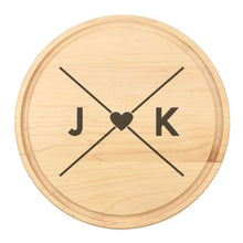 Load image into Gallery viewer, Maple Circle Board with Juice Grooves
