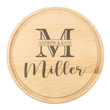 Load image into Gallery viewer, Maple Circle Board with Juice Grooves