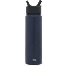 Load image into Gallery viewer, Laser Engraved Summit Water Bottle With Straw Lid - 22oz
