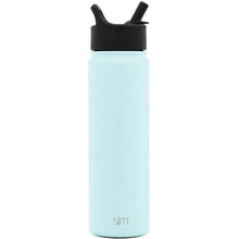 Load image into Gallery viewer, Laser Engraved Summit Water Bottle With Straw Lid - 22oz