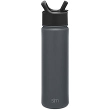 Load image into Gallery viewer, Laser Engraved Summit Water Bottle With Straw Lid - 22oz