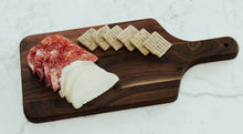 Load image into Gallery viewer, Solid Walnut Charcuterie Board with Handle