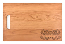 Load image into Gallery viewer, Large Cherry Chopping Board with Cutout Handle