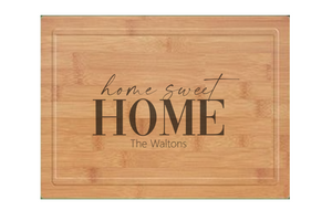 First Colony Mortgage - Modern Bamboo Cutting Board with Juice Groove
