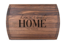Load image into Gallery viewer, Neo Home Loans - Large Modern Walnut Cutting Board with Juice Groove