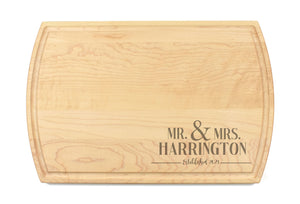 Intercap Lending - Large Modern Maple Cutting Board with Juice Groove