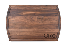Load image into Gallery viewer, Thnks - UKG Branded Large Modern Mahogany Cutting Board with Juice Groove