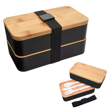 Load image into Gallery viewer, Laser Engraved Personalized Stackable Bento Lunch Set