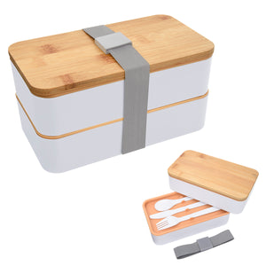 Laser Engraved Personalized Stackable Bento Lunch Set