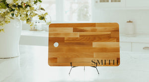 Intercap Lending - Large Beech Chopping Board With Access Handle