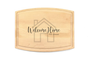 First Colony Mortgage - Medium Modern Maple Bar Board with Juice Groove
