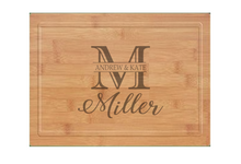 Load image into Gallery viewer, Momentum - Large Modern Bamboo Cutting Board with Juice Groove