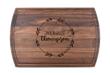 Load image into Gallery viewer, Intercap Lending - Large Modern Walnut Cutting Board with Juice Groove