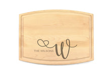 Load image into Gallery viewer, Momentum - Medium Modern Arched Maple Bar Board with Juice Groove