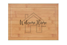 Load image into Gallery viewer, Intercap Lending - Large Modern Bamboo Cutting Board with Juice Groove