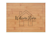 Load image into Gallery viewer, Prosperity Lending - Large Modern Bamboo Cutting Board with Juice Groove