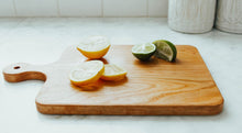 Load image into Gallery viewer, Neo Home Loans - Solid Cherry Cutting Board with Rounded Handle