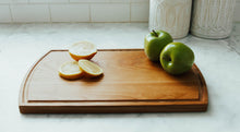 Load image into Gallery viewer, First Colony Mortgage - Large Modern Cherry Cutting Board with Juice Groove