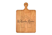 Load image into Gallery viewer, Solid Cherry Cutting Board with Rounded Handle