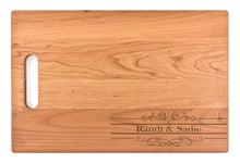 Load image into Gallery viewer, Momentum - Large Cherry Chopping Board with Cutout Handle