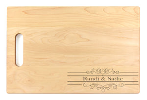 Momentum - Large Maple Chopping Board with Cutout Handle