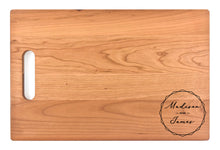 Load image into Gallery viewer, Large Cherry Chopping Board with Cutout Handle