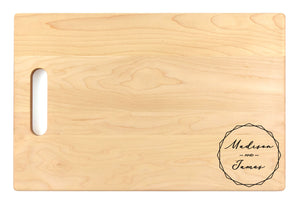 Momentum - Large Maple Chopping Board with Cutout Handle