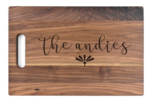 Load image into Gallery viewer, Intercap Lending - Large Walnut Chopping Board with Cutout Handle