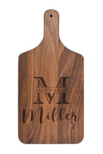 Load image into Gallery viewer, Solid Walnut Charcuterie Board with Handle