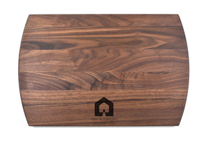 Intercap Lending - Large Modern Walnut Cutting Board with Juice Groove