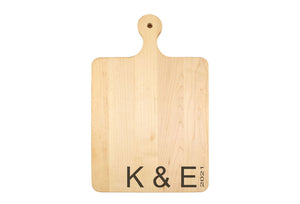 Momentum - Solid Maple Cutting Board with Rounded Handle