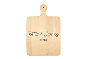 Momentum - Solid Maple Cutting Board with Rounded Handle