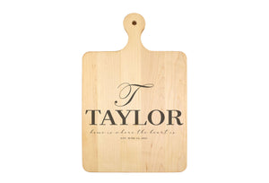 Momentum - Solid Maple Cutting Board with Rounded Handle