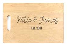 Load image into Gallery viewer, Intercap Lending - Large Maple Chopping Board with Cutout Handle