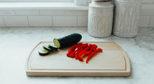 Load image into Gallery viewer, Intercap Lending - Large Modern Maple Cutting Board with Juice Groove
