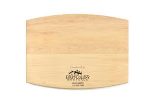First Colony Mortgage - Medium Modern Maple Bar Board with Juice Groove