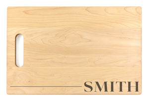 Momentum - Large Maple Chopping Board with Cutout Handle